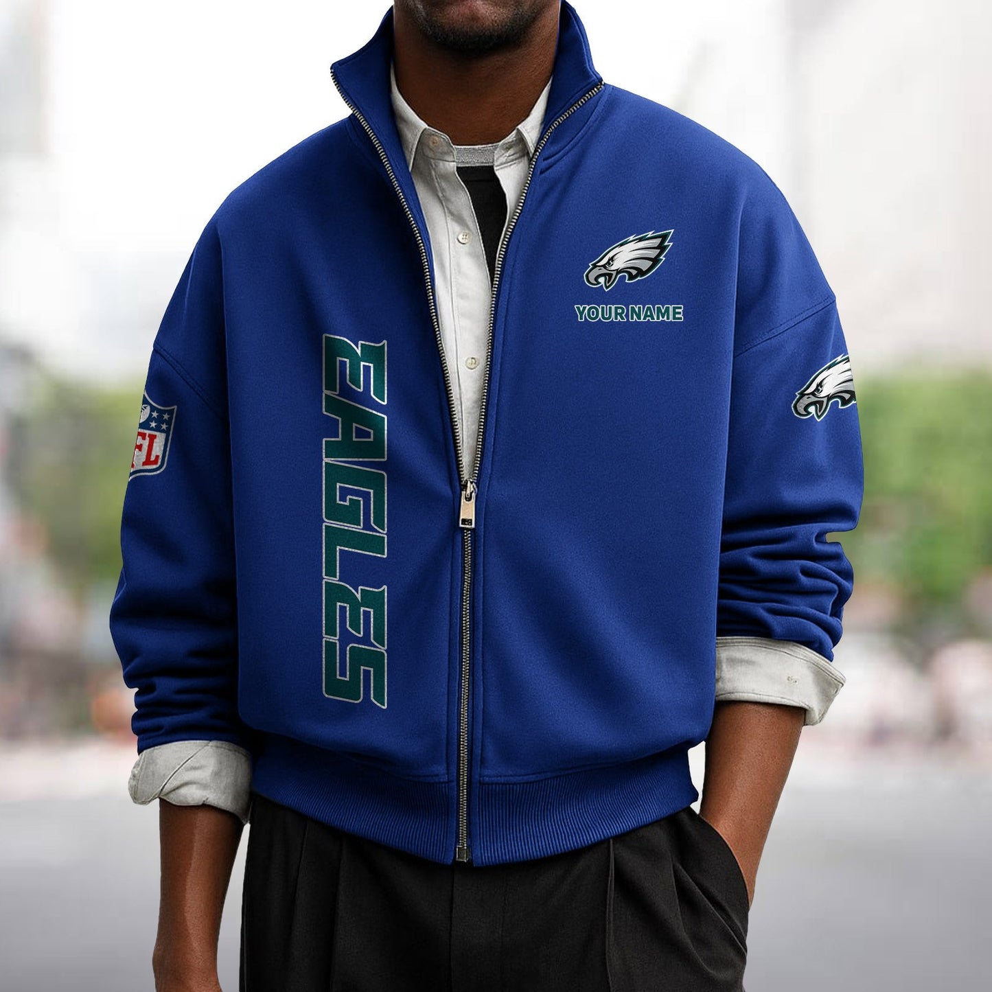 PHI x NFL Sweatshirt Full Zip DATND TANTD