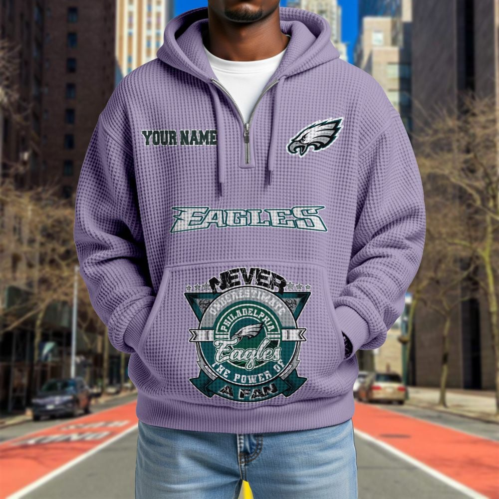 PHI x NFL Waffle Hoodie DATND TANTD