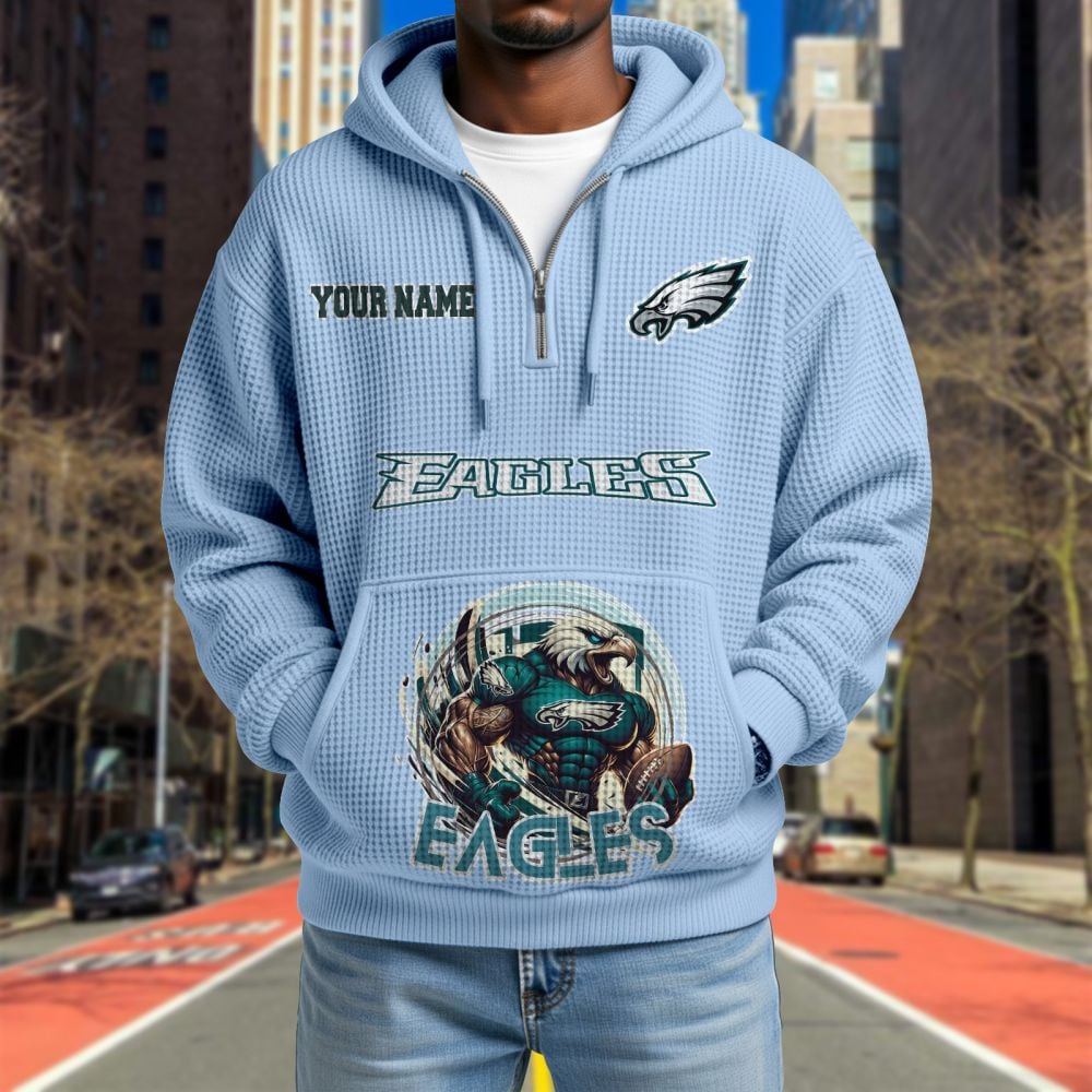 PHI x NFL Waffle Hoodie DATND TANTD