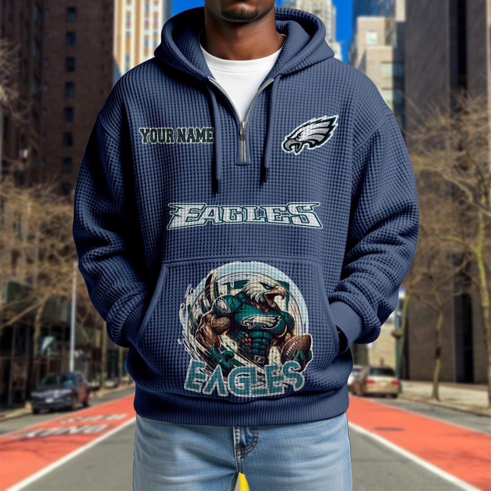 PHI x NFL Waffle Hoodie DATND TANTD