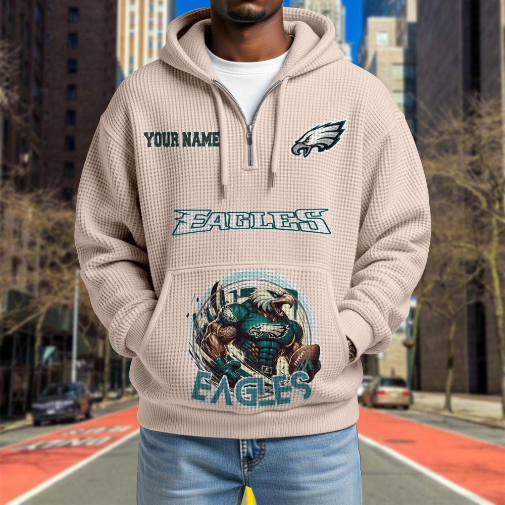 PHI x NFL Waffle Hoodie DATND TANTD