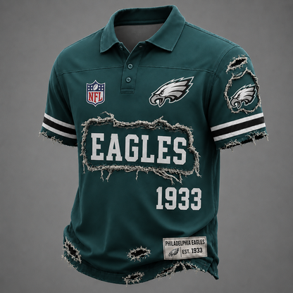 PHI x NFL LUXURY V-Neck T-Shirt 3005 DatND DVT