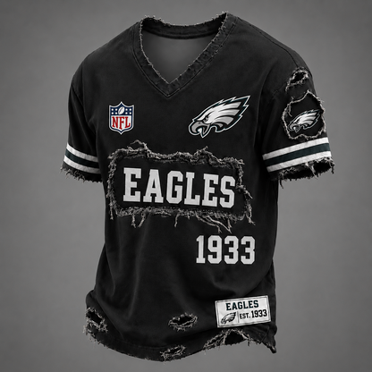 PHI x NFL LUXURY V-Neck T-Shirt 3005 DatND DVT