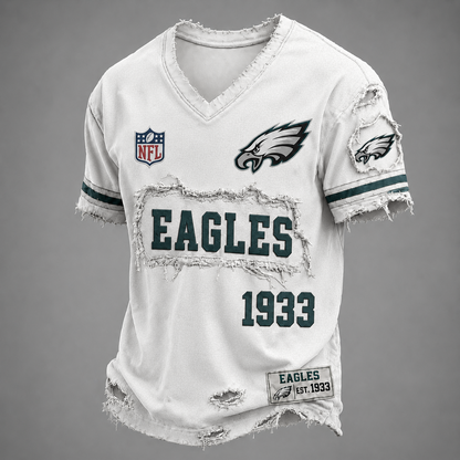 PHI x NFL LUXURY V-Neck T-Shirt 3005 DatND DVT
