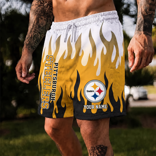 PIT X NFL Flame Shorts