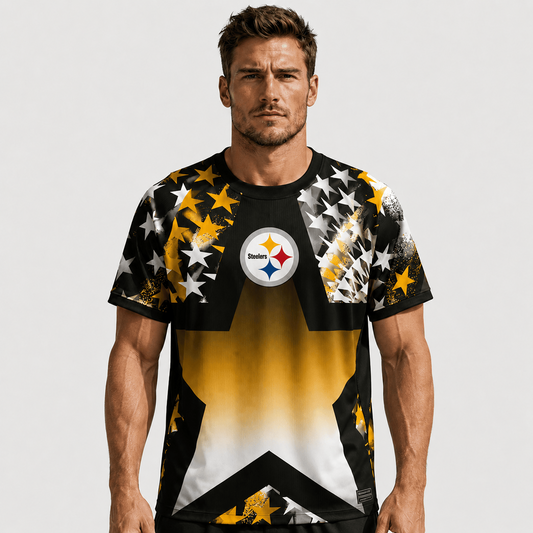 PIT X Premium NFL Premium Patriotic Football Star
