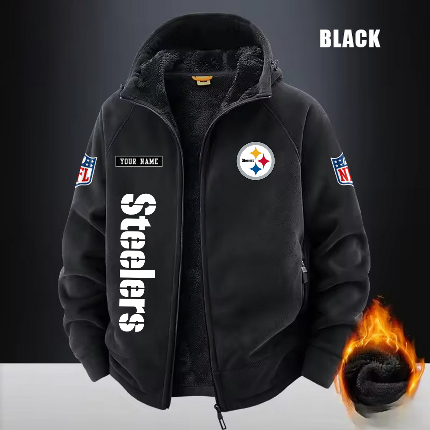 PIT x NFL 3D Half-zip Hoodie DATND TANTD