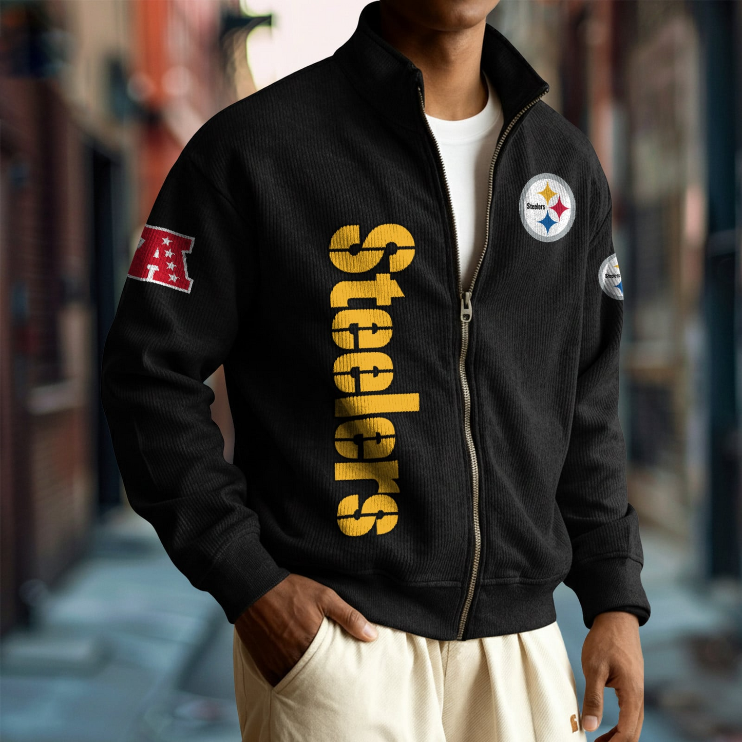 PIT x NFL Corduroy Zip-Up Jacket DatND DVT