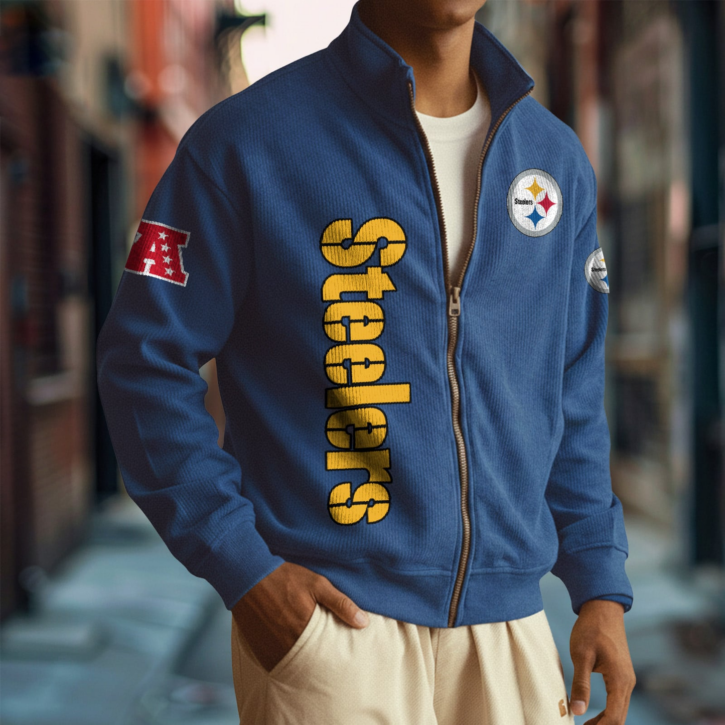 PIT x NFL Corduroy Zip-Up Jacket DatND DVT