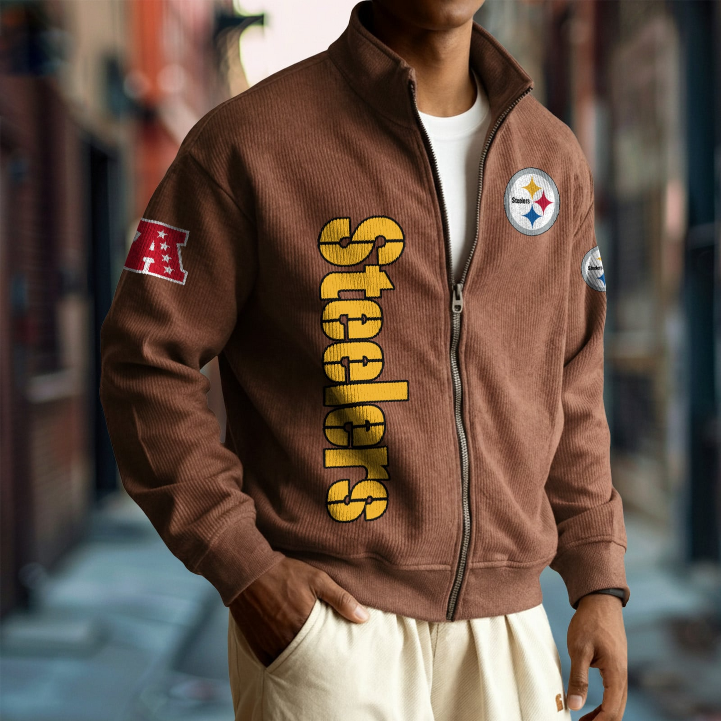 PIT x NFL Corduroy Zip-Up Jacket DatND DVT