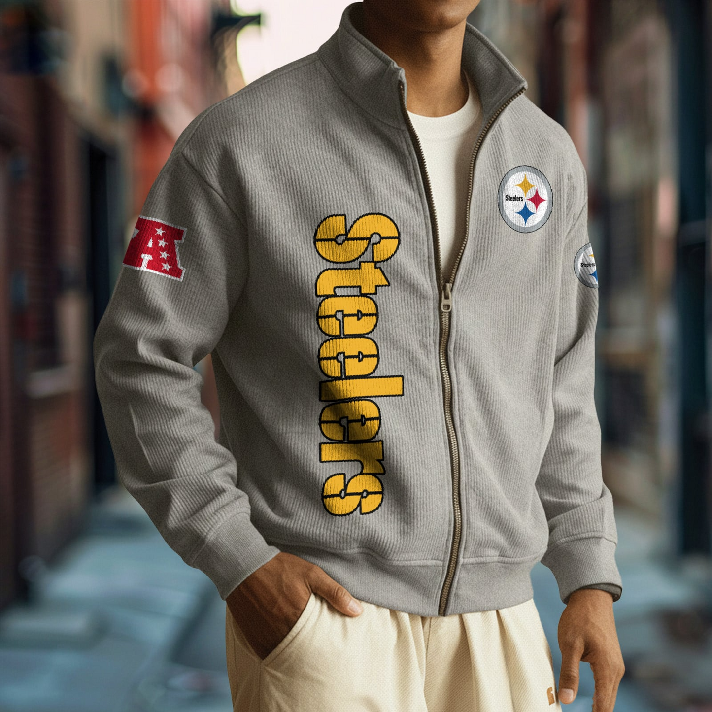 PIT x NFL Corduroy Zip-Up Jacket DatND DVT