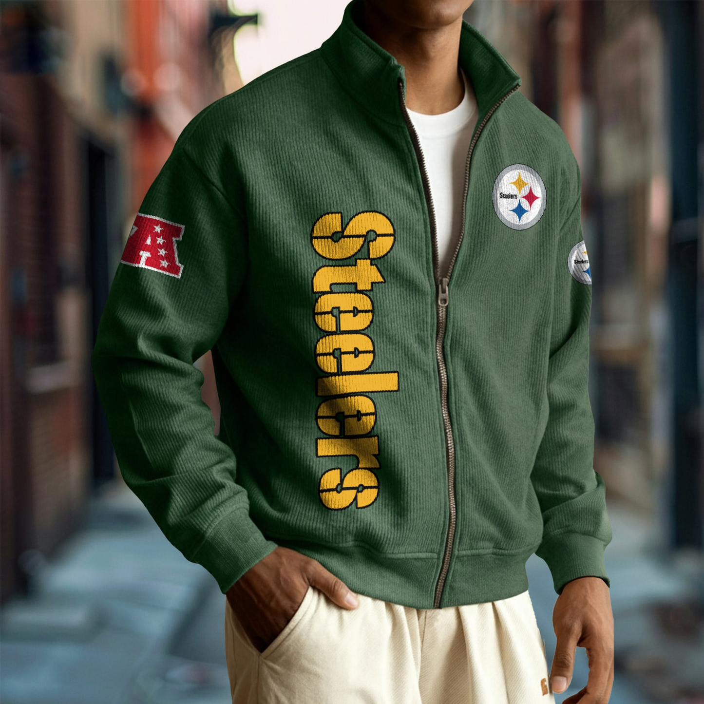 PIT x NFL Corduroy Zip-Up Jacket DatND DVT