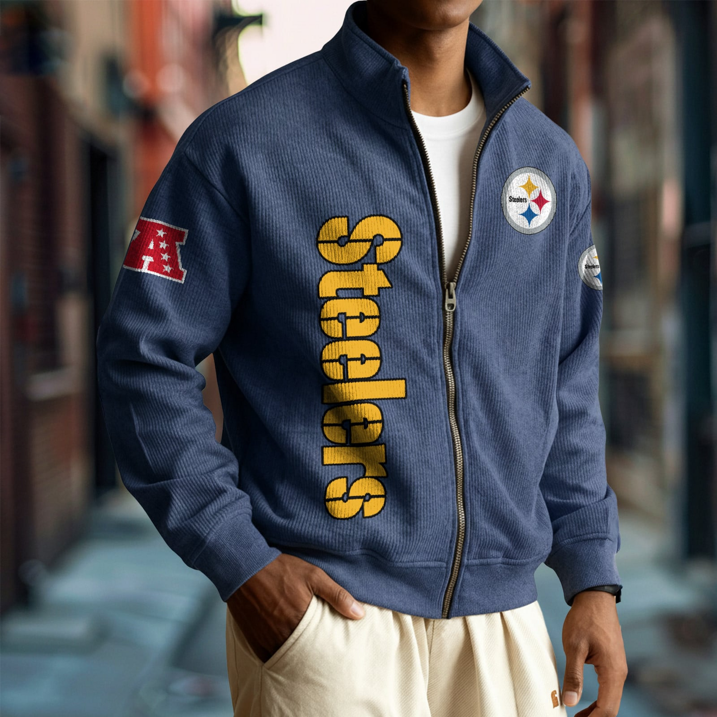 PIT x NFL Corduroy Zip-Up Jacket DatND DVT