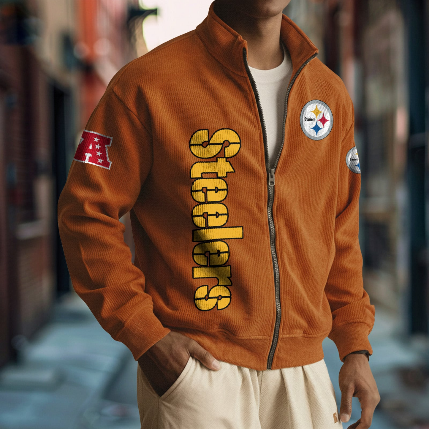 PIT x NFL Corduroy Zip-Up Jacket DatND DVT