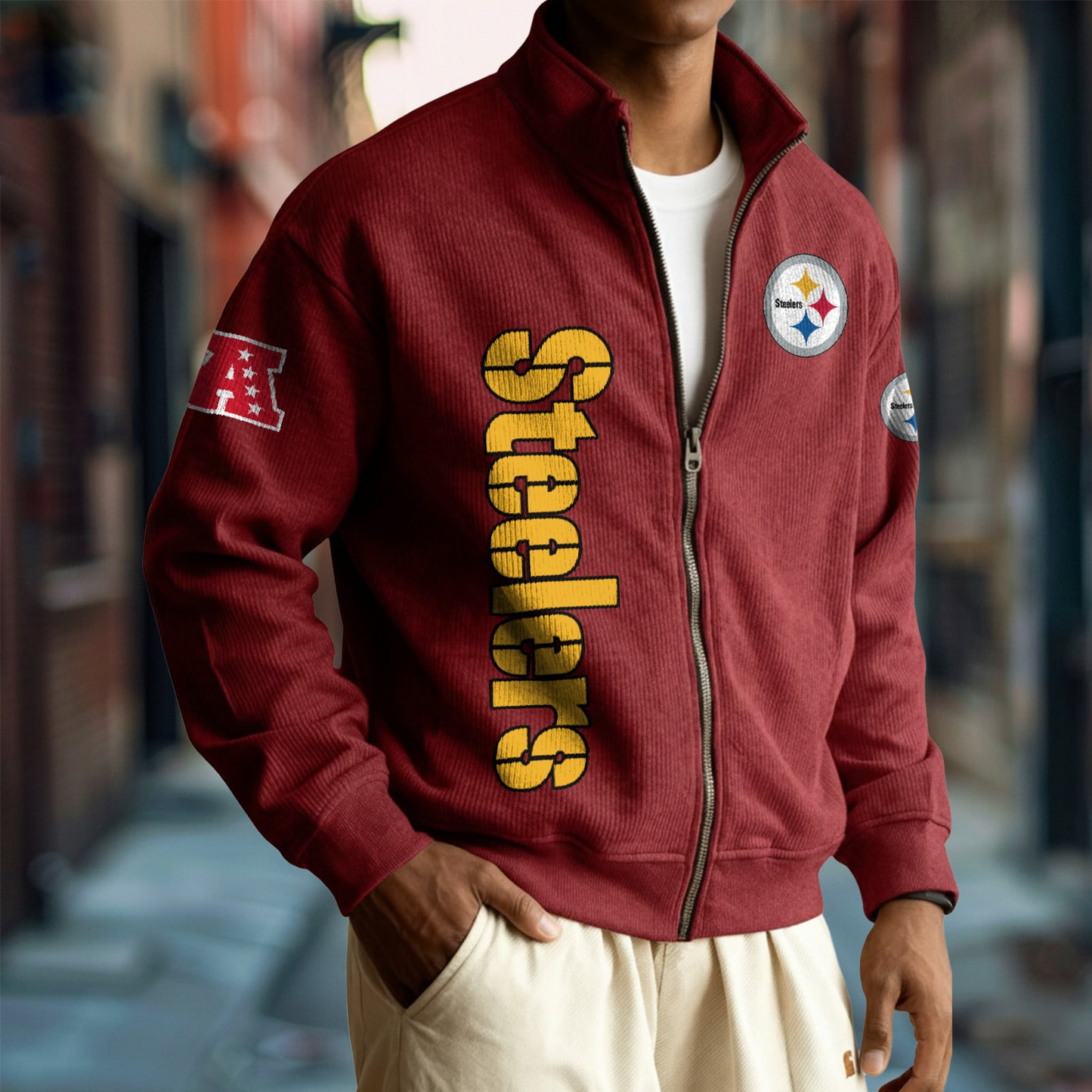 PIT x NFL Corduroy Zip-Up Jacket DatND DVT