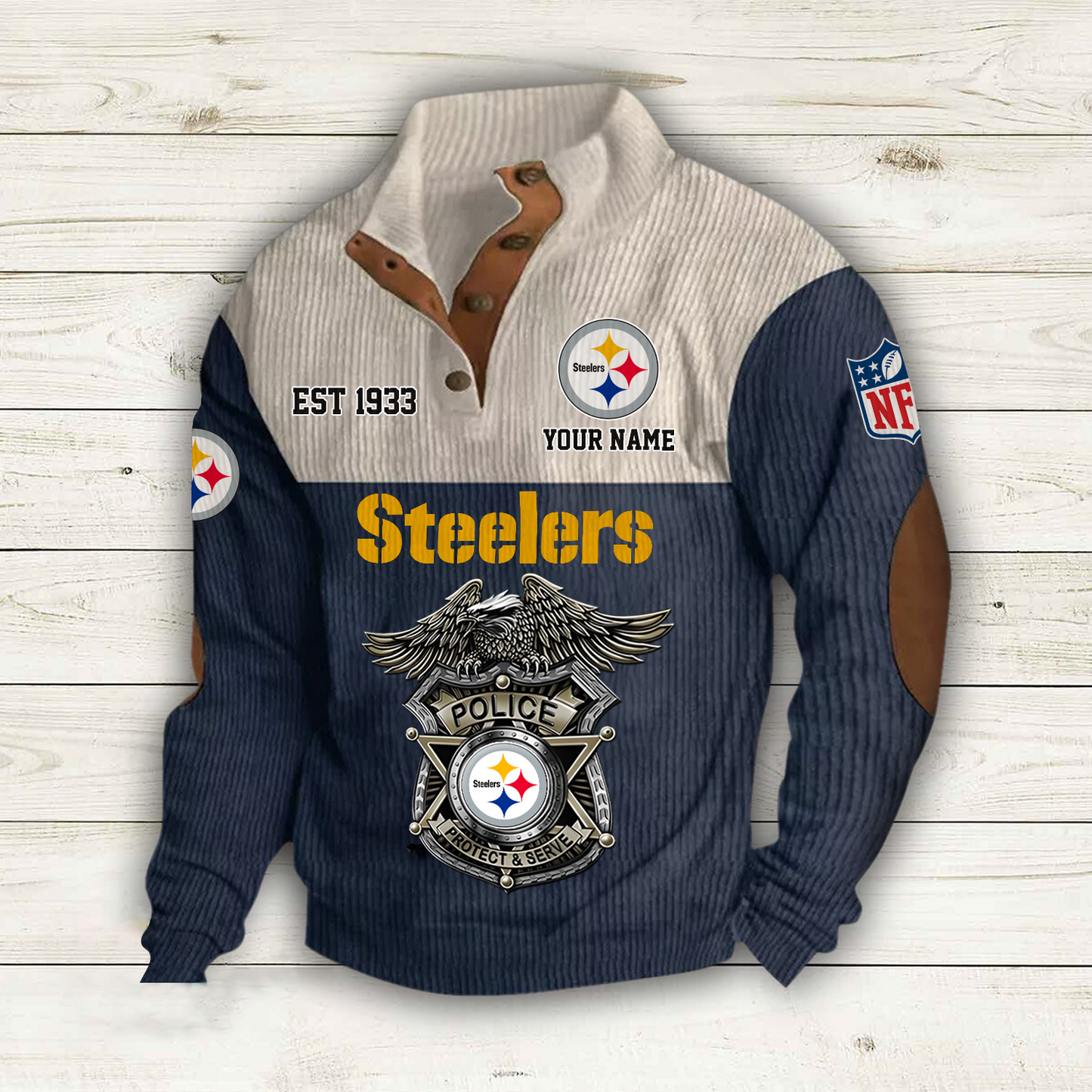 PIT x NFL Custom Name Sport Sweatshirt DatND DVT