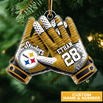 PIT x NFL Customized Christmas Acrylic Ornament DATND TANTD