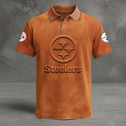 PIT x NFL Embossed Polo Shirt DATND TANTD