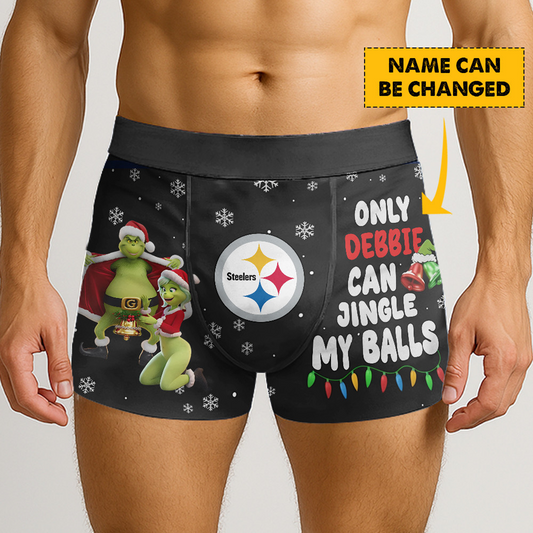 PIT x NFL Funny Grinch Men Boxers Personalized Any Name DatND DVT