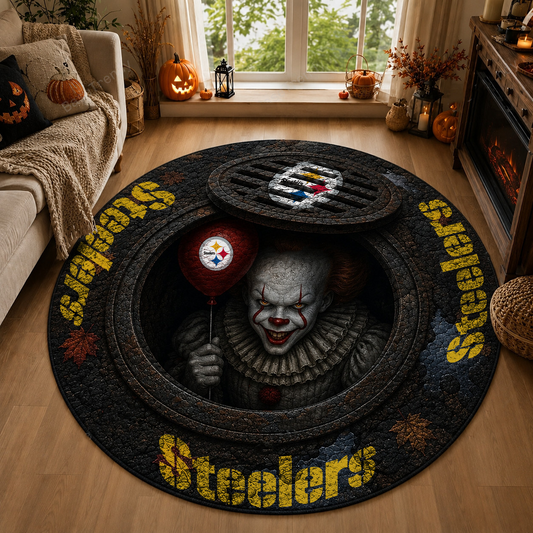 PIT x NFL Halloween IT Rug