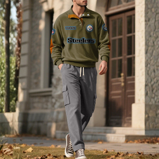 PIT x NFL Men's Corduroy Sweatshirt 1011 DatND DVT