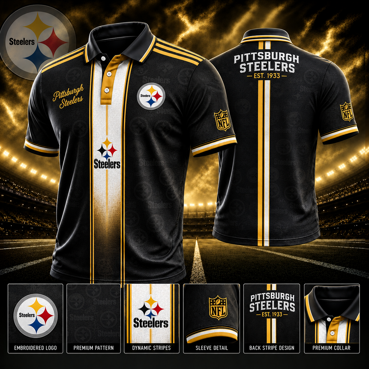 PIT x NFL Polo Shirt Limited Edition