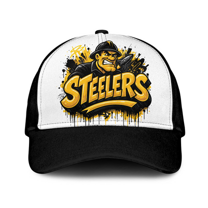 PIT x NFL Premium Custom Graffiti Team Cap