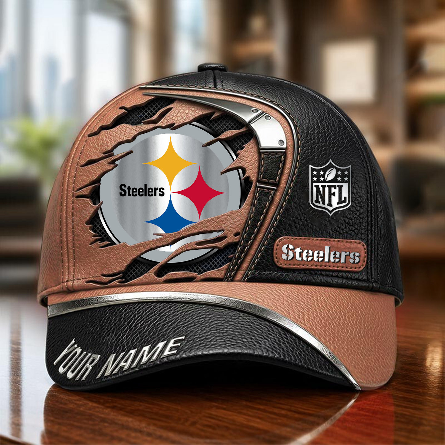 PIT x NFL Premium Multicolor 3D Cap 200626