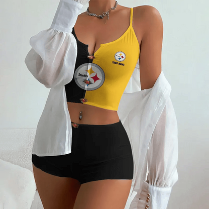 PIT x NFL Summer Full Set Woman Lingerie DATND TANTD