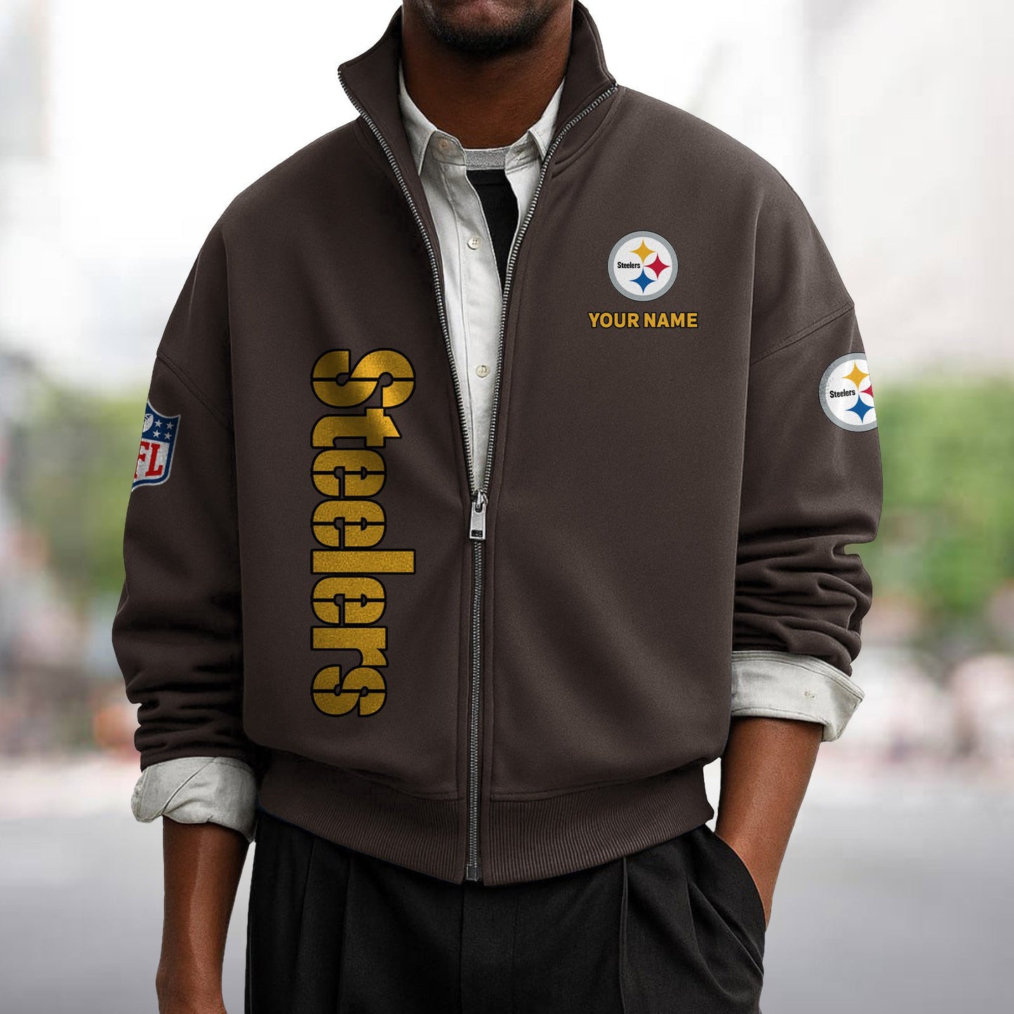 PIT x NFL Sweatshirt Full Zip DATND TANTD