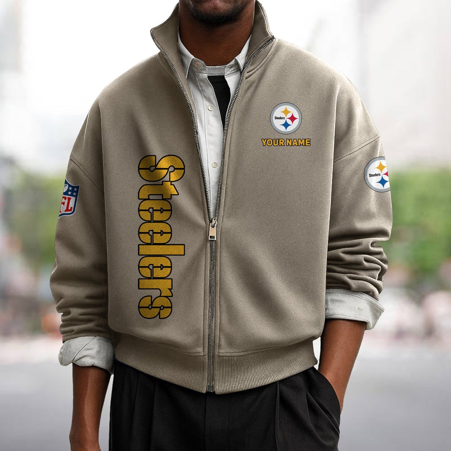 PIT x NFL Sweatshirt Full Zip DATND TANTD