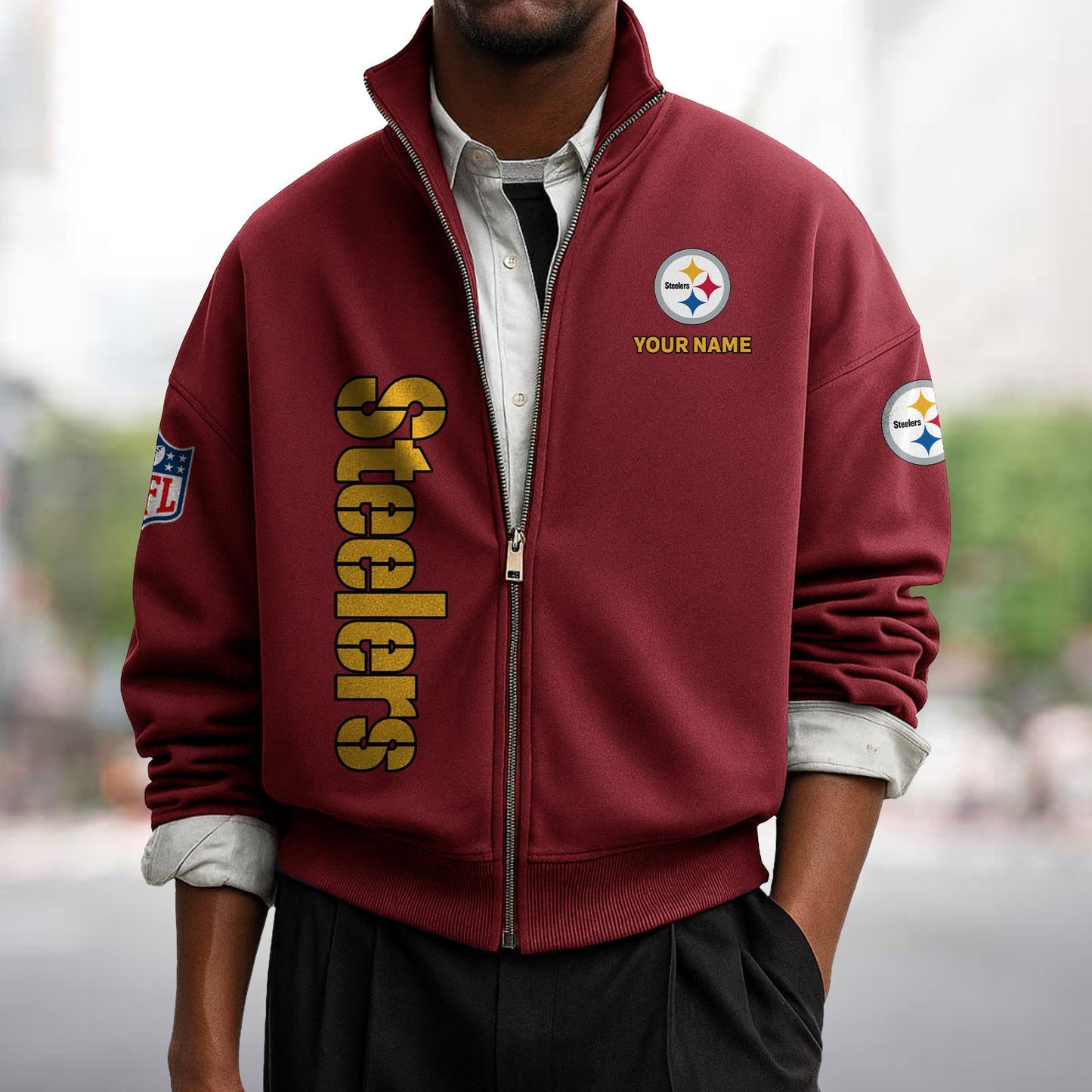 PIT x NFL Sweatshirt Full Zip DATND TANTD