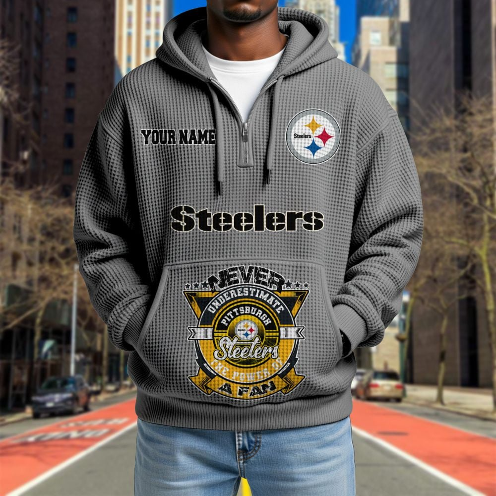 PIT x NFL Waffle Hoodie DATND TANTD