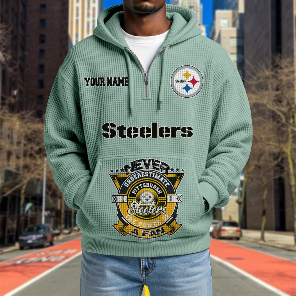 PIT x NFL Waffle Hoodie DATND TANTD