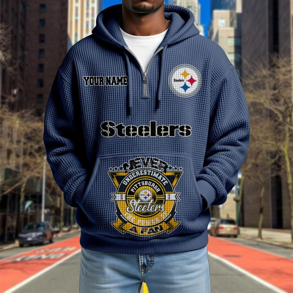 PIT x NFL Waffle Hoodie DATND TANTD