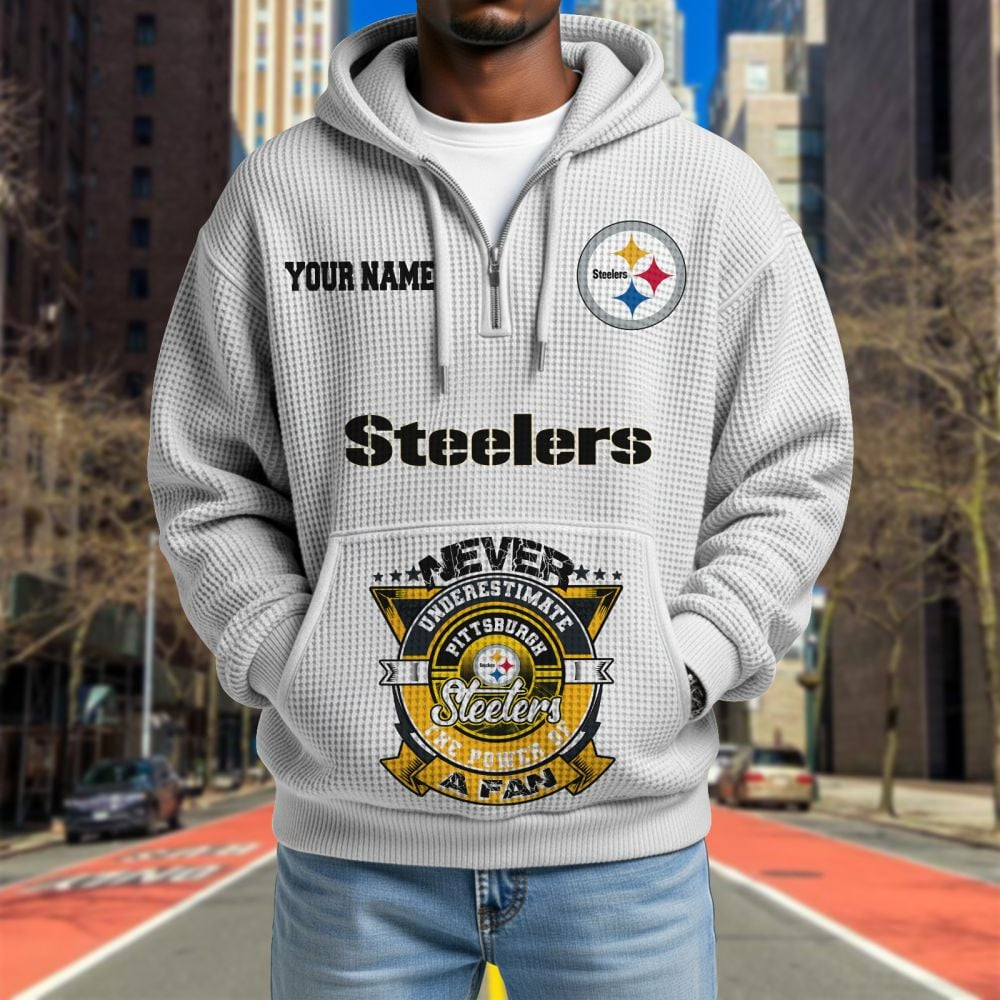 PIT x NFL Waffle Hoodie DATND TANTD