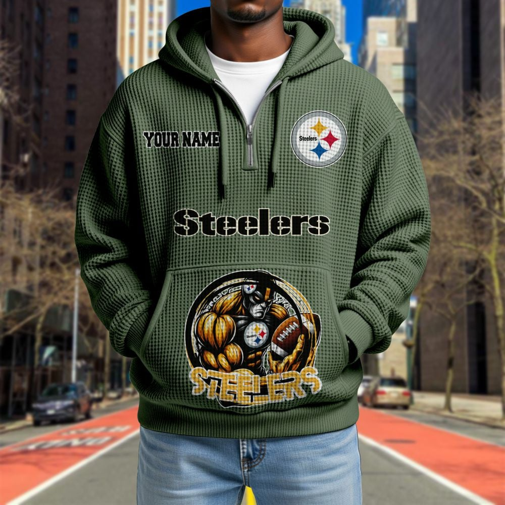 PIT x NFL Waffle Hoodie DATND TANTD