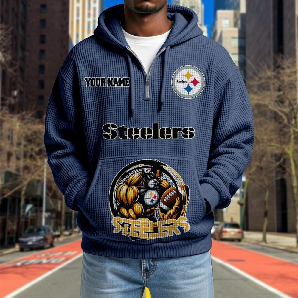 PIT x NFL Waffle Hoodie DATND TANTD