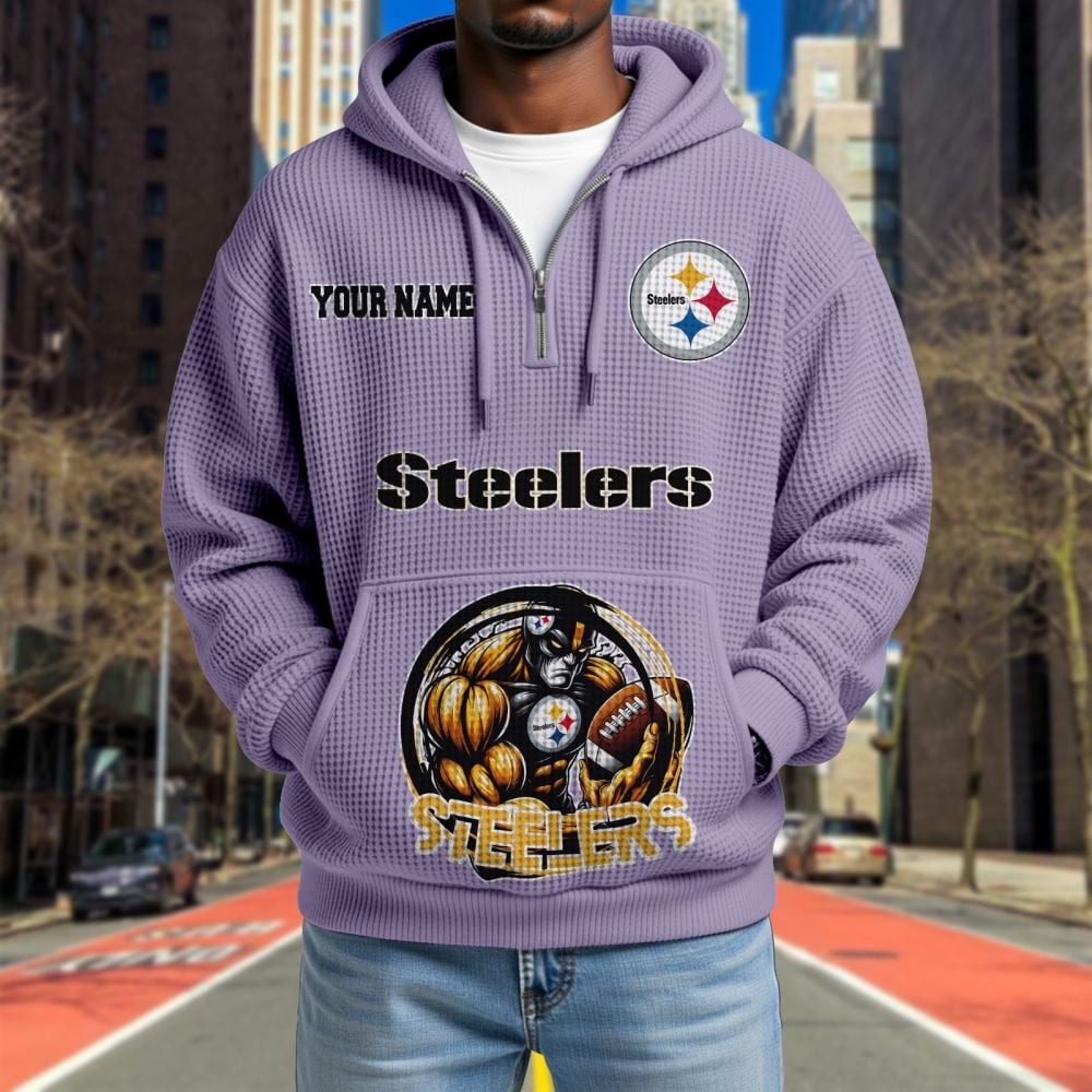 PIT x NFL Waffle Hoodie DATND TANTD