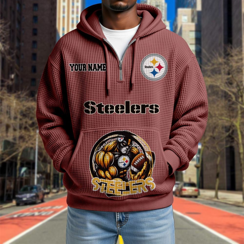 PIT x NFL Waffle Hoodie DATND TANTD