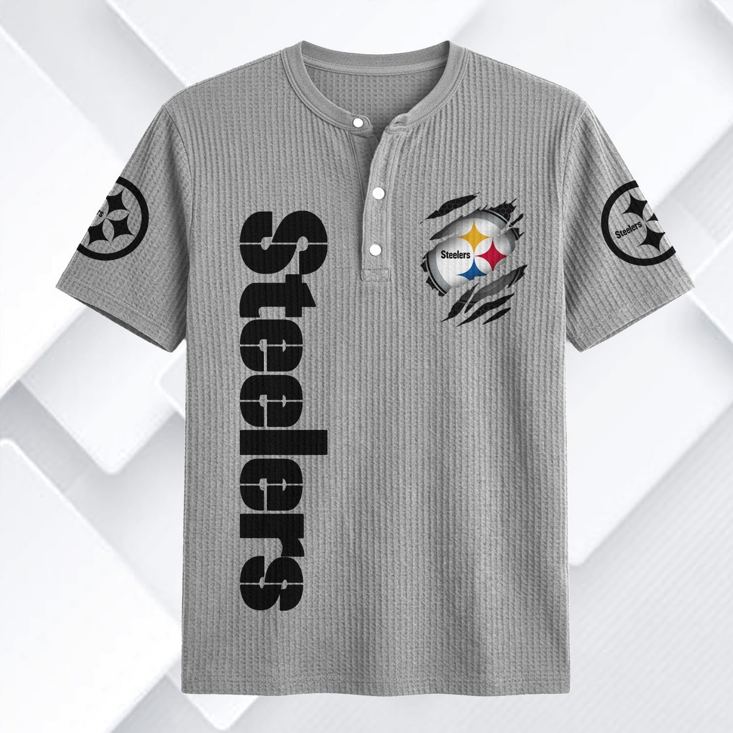PIT x NFL Waffle Short-Sleeve Shirt 2205 DatND DVT