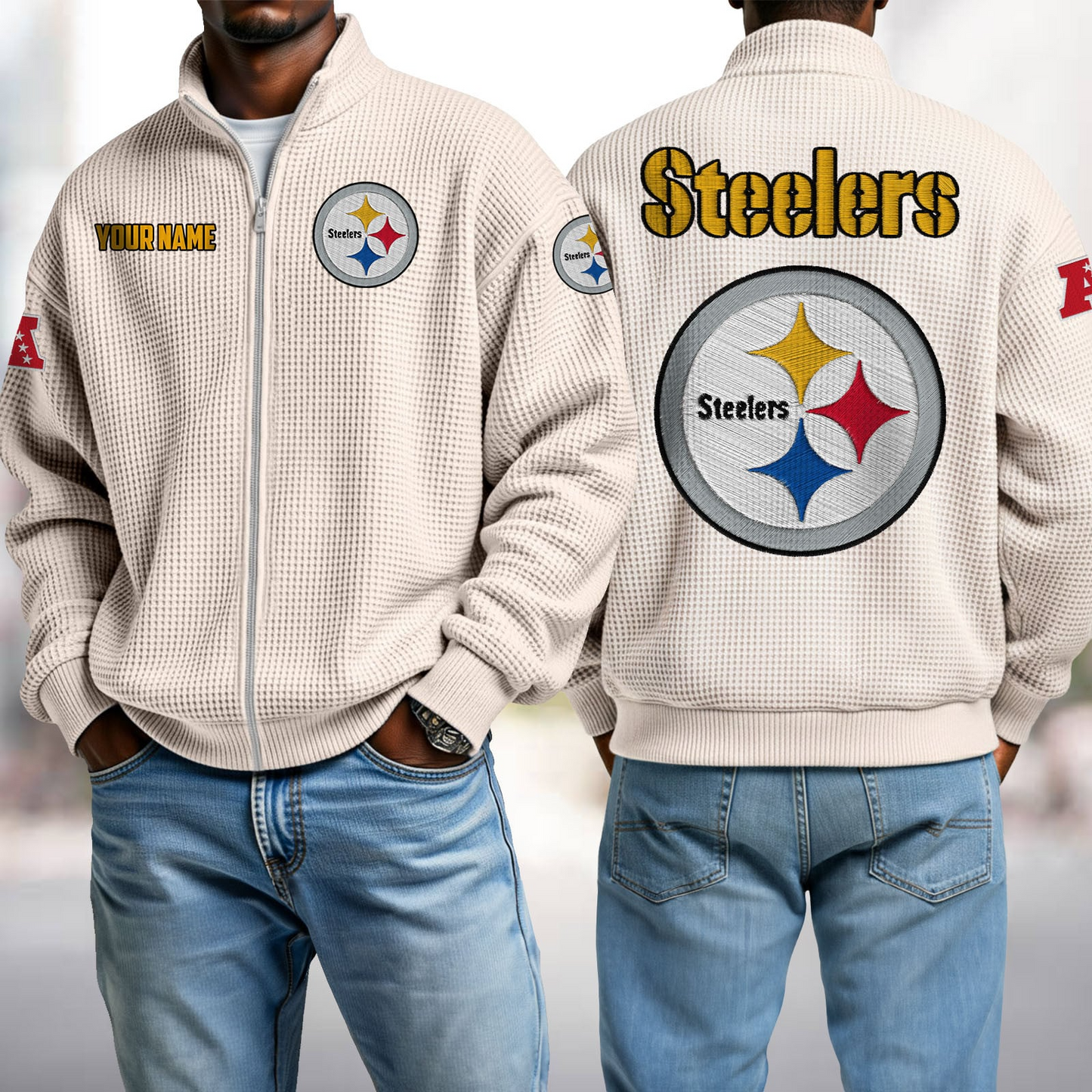PIT x NFL Waffle Zip-Up Sweatshirt DatND DVT