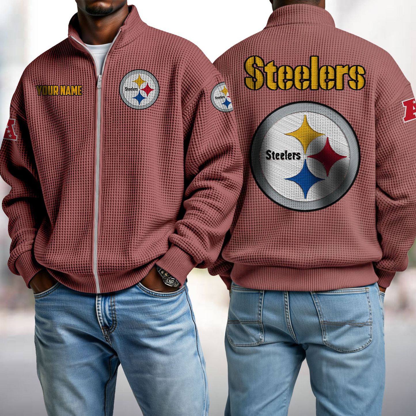 PIT x NFL Waffle Zip-Up Sweatshirt DatND DVT
