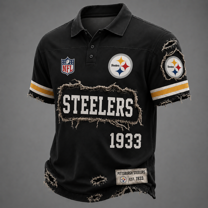 PIT x NFL LUXURY V-Neck T-Shirt 3005 DatND DVT