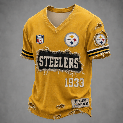 PIT x NFL LUXURY V-Neck T-Shirt 3005 DatND DVT
