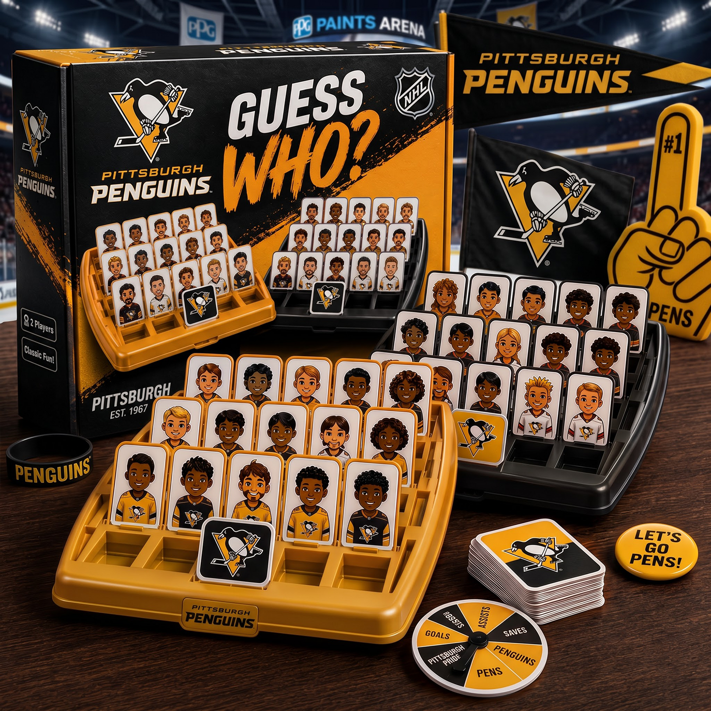 PP_NHL ELITE FAN GUESS WHO BOARD GAME – COLLECTOR EDITION