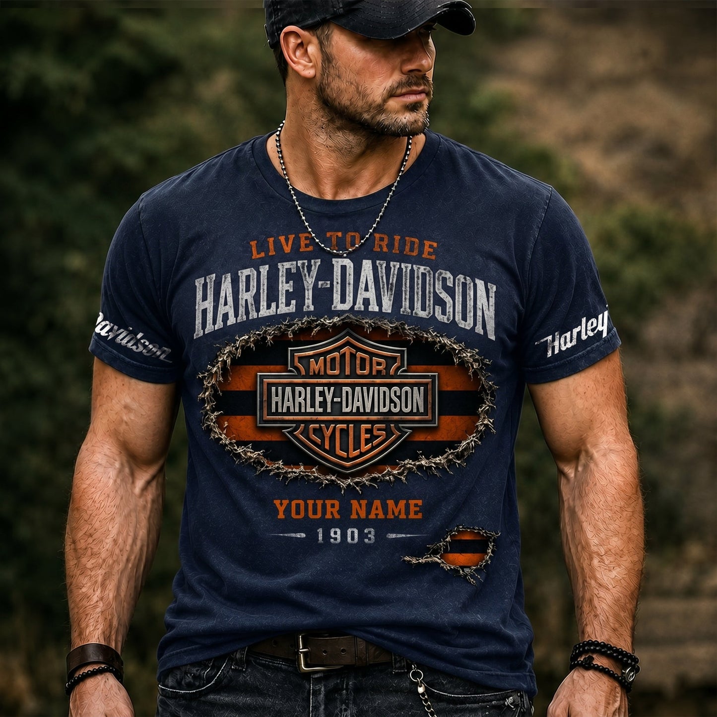 PREMIER LUXURY  X HALEY  STREETWEAR WASH DENIM SHIRT LIMITED EDITION NDT VHM 080626