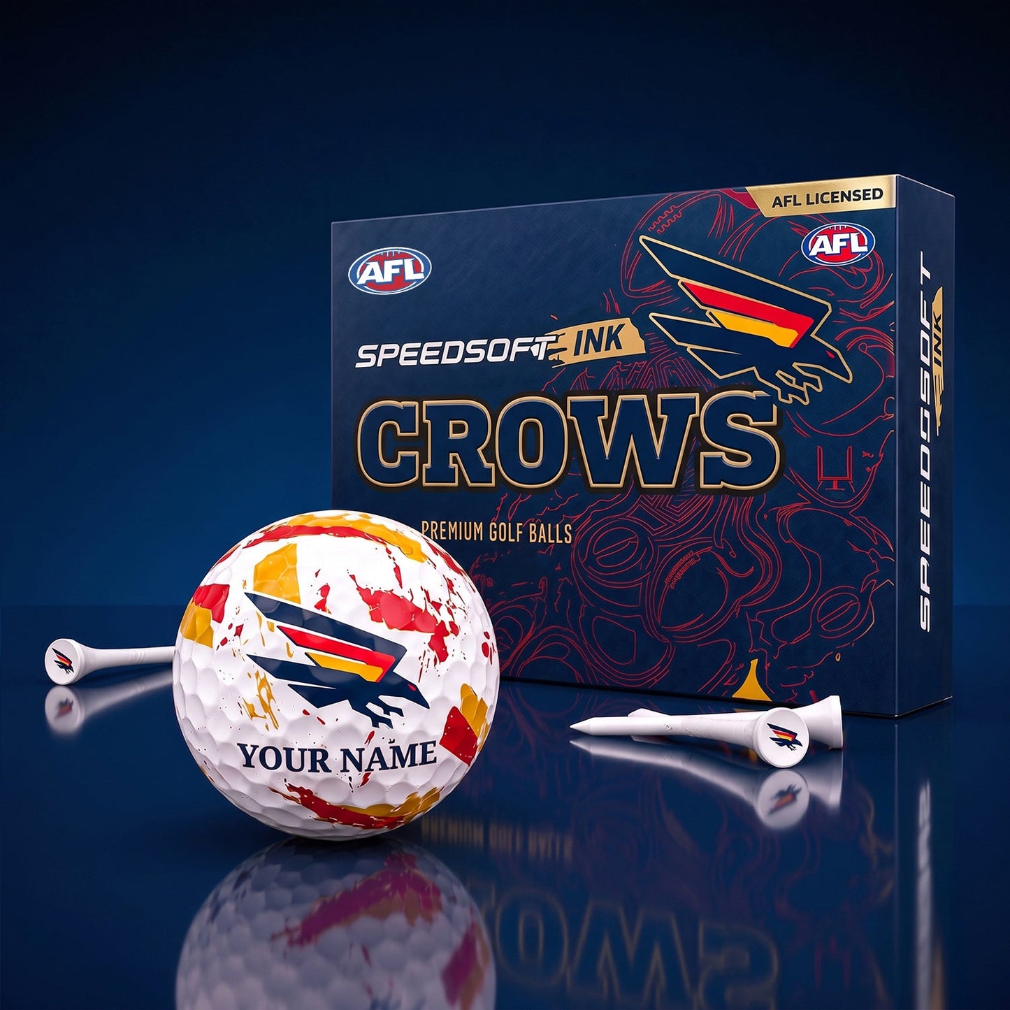 PREMIUM AFL X AC EXCLUSIVE PERSONALIZED GOLF BALL SET LIMITED EDTION