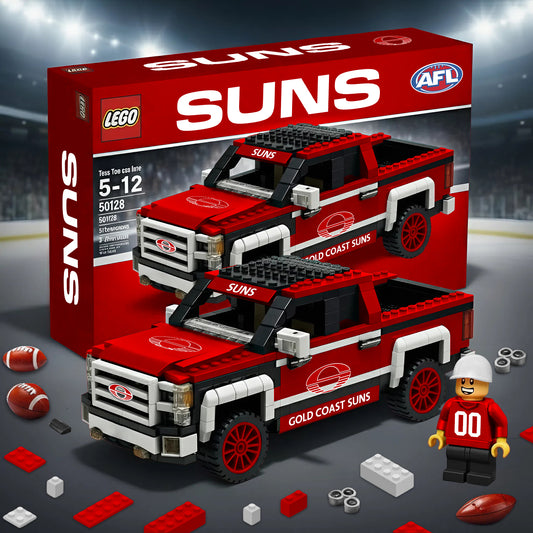 PREMIUM AFL X GCS 3D RACING TRUCK BUILDING BLOCK SET TOY V2 NDT NHM