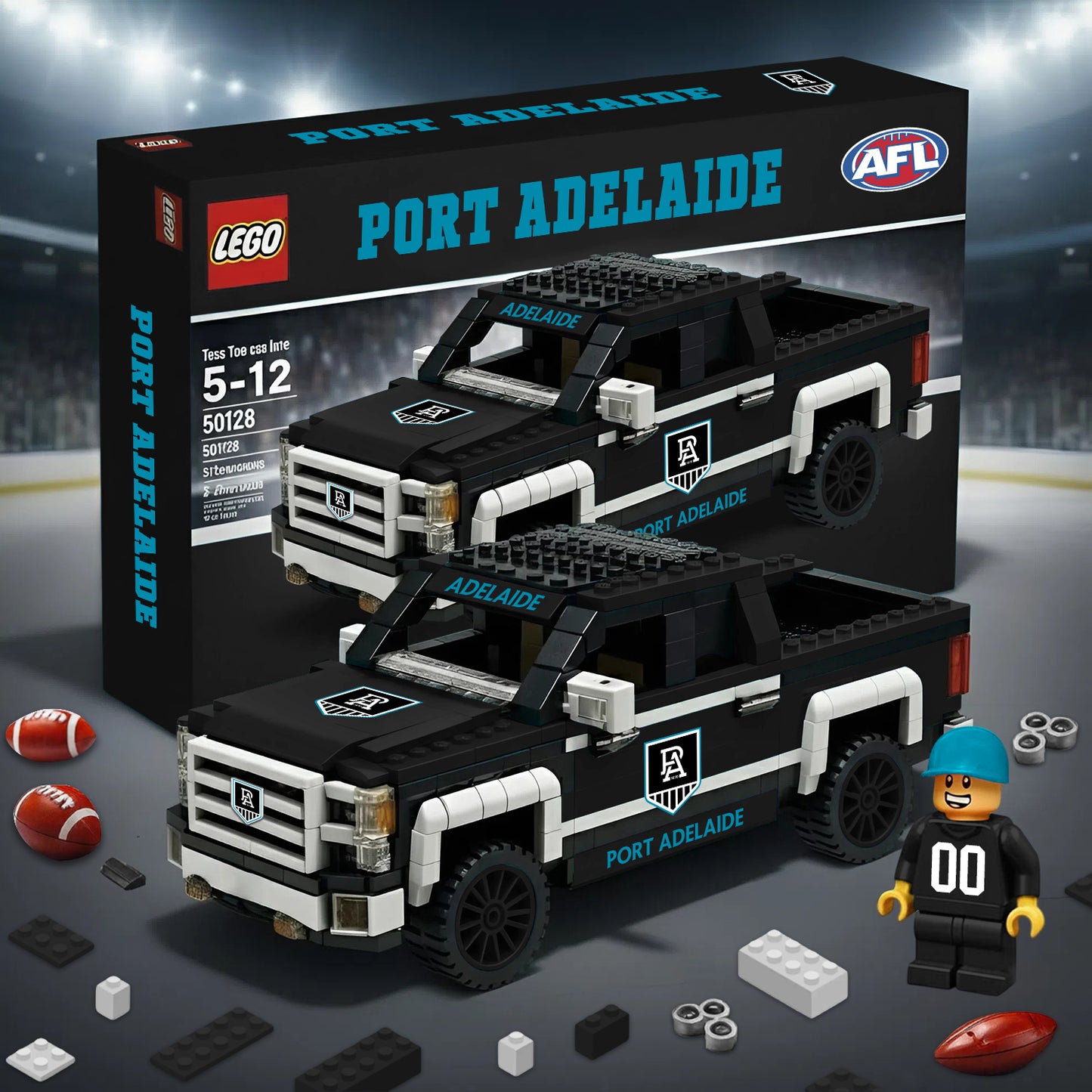PREMIUM AFL X PA 3D RACING TRUCK BUILDING BLOCK SET TOY V2 NDT NHM